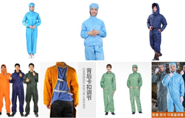 制服、職業(yè)裝、工裝和防護(hù)服分別是什么樣的呢